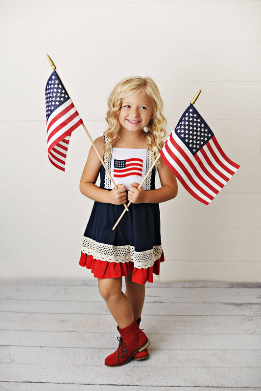 Adorable Sweetness - Flag Dress