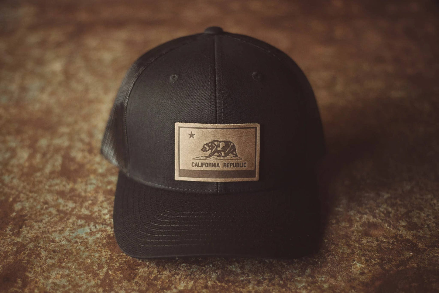 Range Leather Co. - California Flag Hat