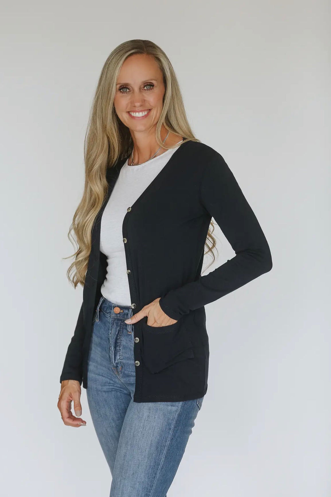 Woodmouse & Thistle Black Women's Cardigan