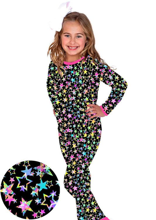 Charlie’s Project- Material Girl - Willow Cloud Soft Long Sleeve Lounge Set